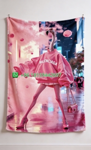 Balenciaga Throw Blankets